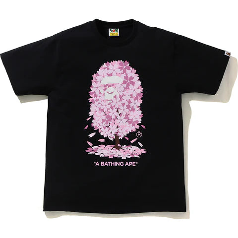 BAPE Sakura Tree Tee White Men's - SS20 - US Black & White