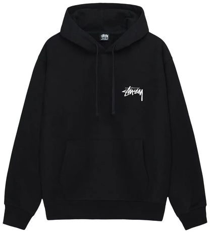 Stüssy Cherries drawstring hoodie Black/White