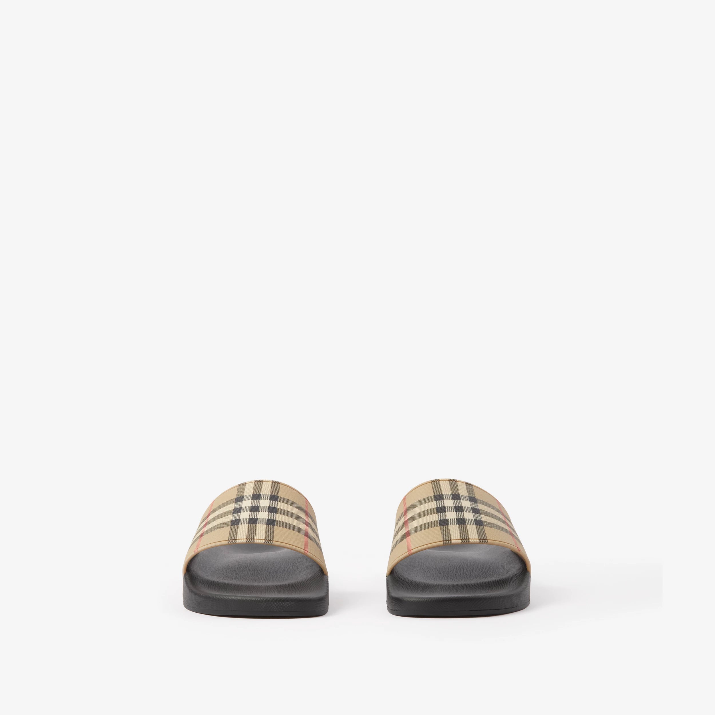 BURBERRY Check Slides