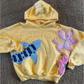 Scuffers Shark Flower Hoodie Y2K TRENDING RARE