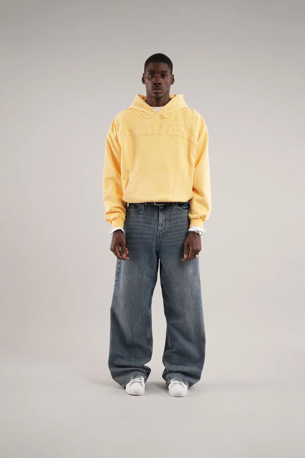 Raw Yellow Scuffers Hoodie Y2K