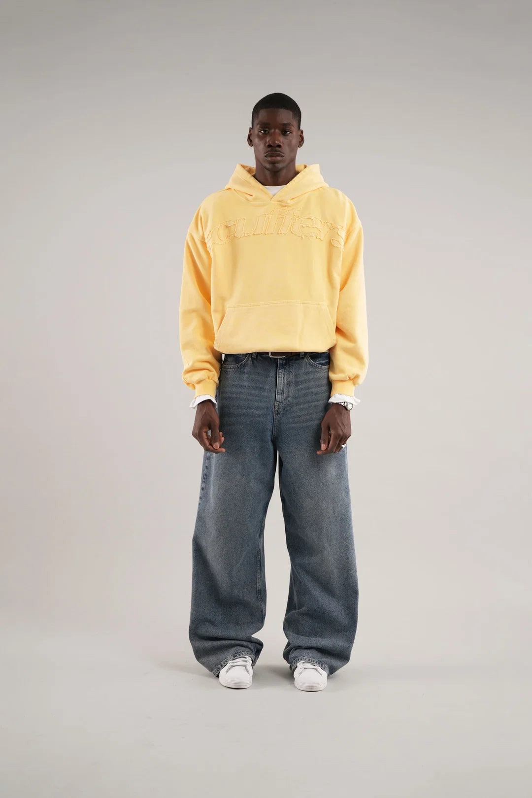 Raw Yellow Scuffers Hoodie Y2K