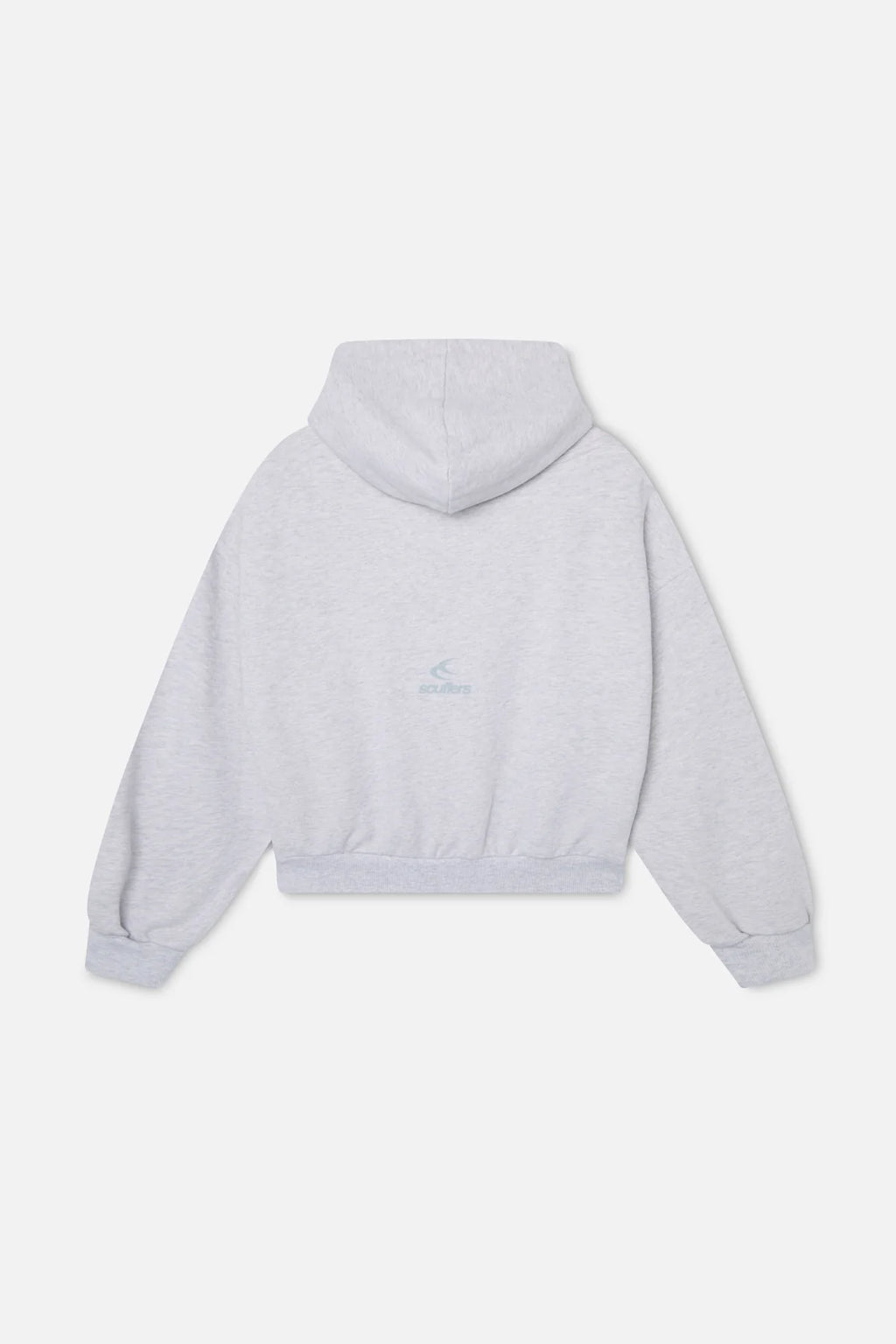 Raw Light Grey Scuffers Hoodie Y2K