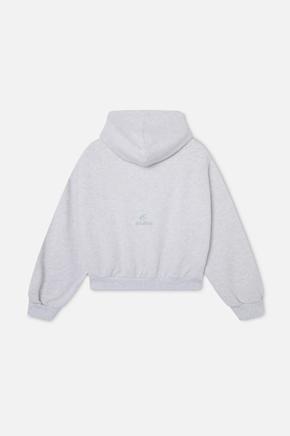Raw Light Grey Scuffers Hoodie Y2K