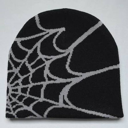 Y2K Knit Spider Web Fashion Hat TRENDING