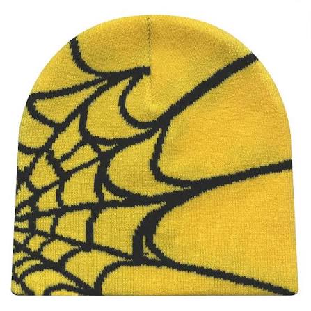 Four Seasons Men's And Women's Universal Y2K Knit Hat Spider Web Riding Outdoor Sports Fashion Hat