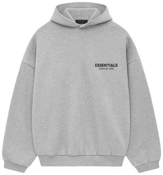 Fear of God Essentials Fleece Light Heather Hoodie (FW24)