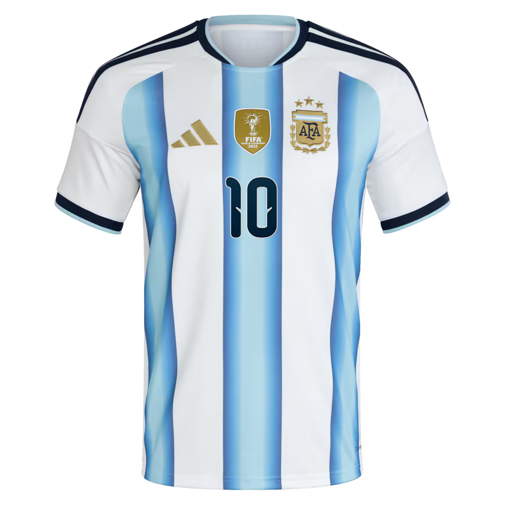 Lionel Messi Argentina National Team adidas 2026 Home Jersey - White/blue