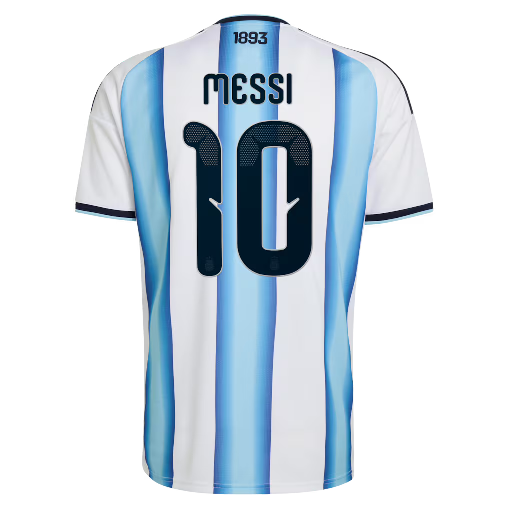 Lionel Messi Argentina National Team adidas 2026 Home Jersey - White/blue